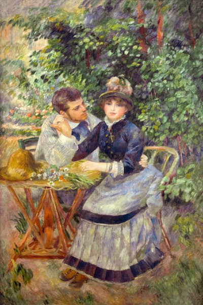 No jardim, 1885 de Pierre Auguste Renoir